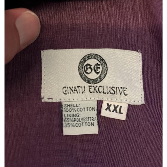 Ginatu Robe Jacket Mens 2XL Embroidered Ghanaian African Lined Exclusive - Picture 11 of 12